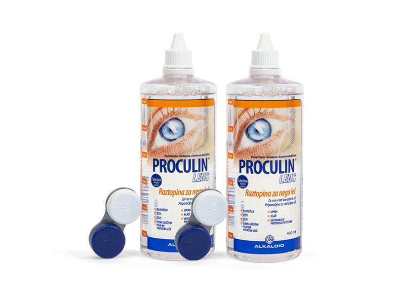 Tekočina Proculin Lens 2x 400 ml - Ekonomično dvojno pakiranje tekočine