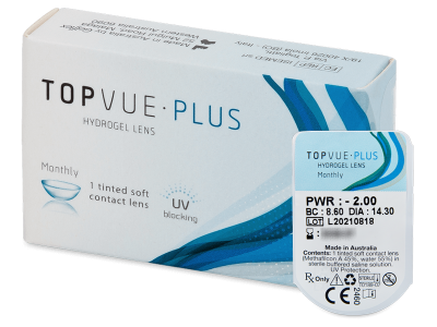 TopVue Plus (1 leča) - Mesečne kontaktne leče