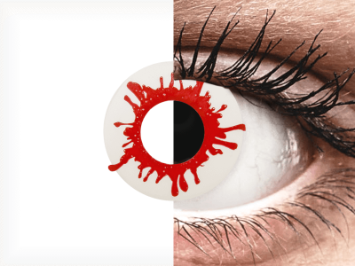 ColourVUE Crazy Lens - Wild Blood - dnevne leče brez dioptrije (2 leči)