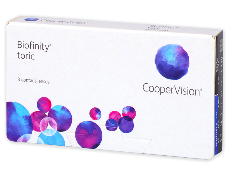 Biofinity Toric (3 leče) - Torične kontaktne leče
