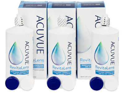 Tekočina Acuvue RevitaLens 3 x 360 ml