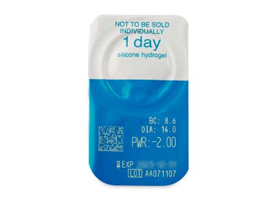 Dnevne leče Live Daily Disposable (30 leč) - Predogled blister embalaže