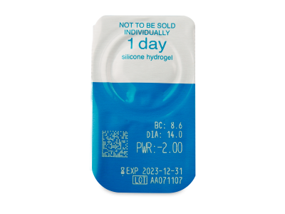 Dnevne leče Live Daily Disposable (90 leč) - Predogled blister embalaže