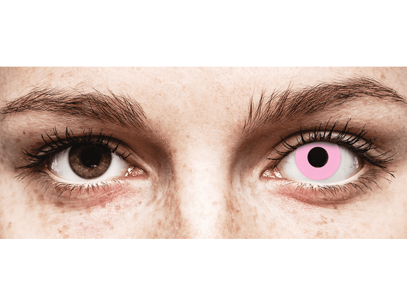 CRAZY LENS - Barbie Pink - dnevne leče z dioptrijo (2 leči)