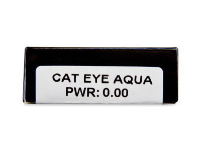 CRAZY LENS - Cat Eye Aqua - dnevne leče brez dioptrije (2 leči) - Predogled lastnosti