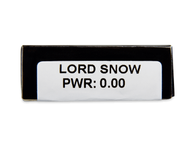 CRAZY LENS - Lord Snow - dnevne leče brez dioptrije (2 leči) - Predogled lastnosti