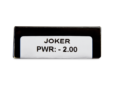 CRAZY LENS - Joker - dnevne leče z dioptrijo (2 leči) - Predogled lastnosti
