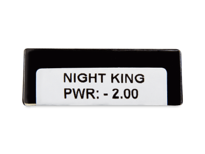 CRAZY LENS - Night King - dnevne leče z dioptrijo (2 leči) - Predogled lastnosti
