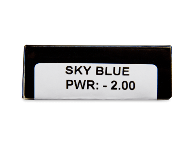 CRAZY LENS - Sky Blue - dnevne leče z dioptrijo (2 leči) - Predogled lastnosti