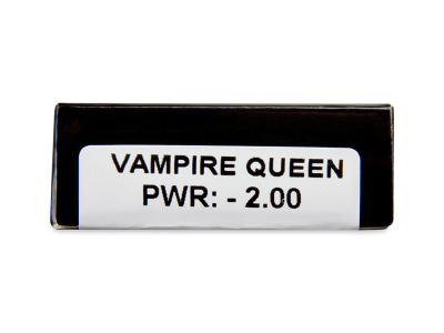 CRAZY LENS - Vampire Queen - dnevne leče z dioptrijo (2 leči) - Predogled lastnosti
