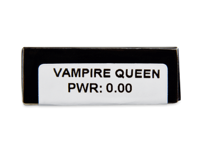 CRAZY LENS - Vampire Queen - dnevne leče brez dioptrije (2 leči) - Predogled lastnosti
