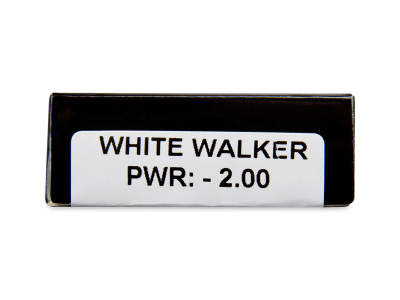 CRAZY LENS - White Walker - dnevne leče z dioptrijo (2 leči) - Predogled lastnosti