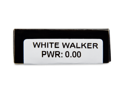 CRAZY LENS - White Walker - dnevne leče brez dioptrije (2 leči) - Predogled lastnosti