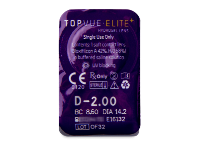 TopVue Elite+ (180 leč) - Predogled blister embalaže