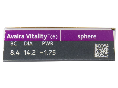 Avaira Vitality (6 leč) - Predogled blister embalaže