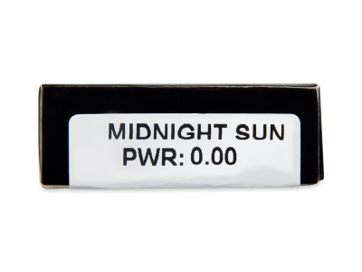 CRAZY LENS - Midnight Sun - dnevne leče brez dioptrije (2 leči) - Predogled lastnosti