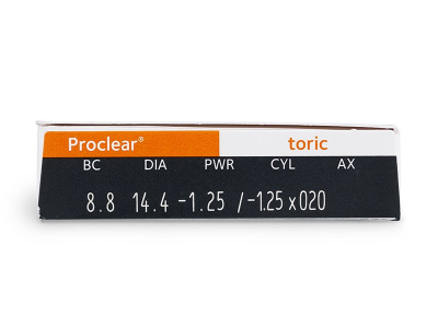Proclear Toric (3 leče) - Predogled lastnosti