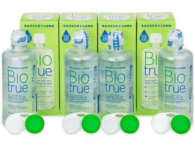 Tekočina Biotrue 4 x 300 ml - Ekonomično četvorno pakiranje tekočine