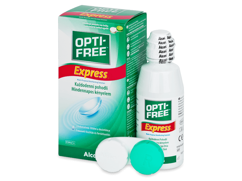 Tekočina OPTI-FREE Express 120 ml  - Tekočina za čiščenje
