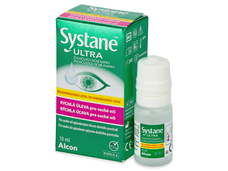 Vlažilne kapljice za oči brez konzervansov Systane Ultra 10ml - Kapljice za oči