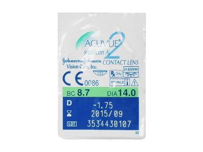 Acuvue 2 (6 leč) - Predogled blister embalaže