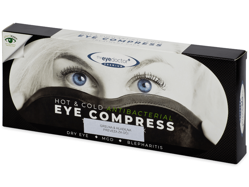 Grelno-hladilna protibakterijska preveza za oči The Eye Doctor Premium 