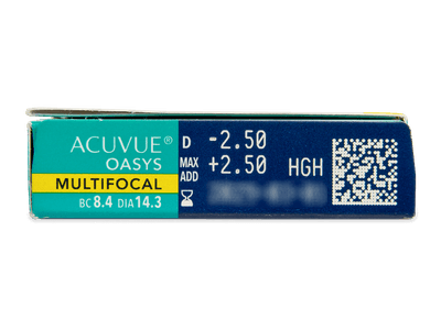 Acuvue Oasys Multifocal (6 leč) - Predogled lastnosti