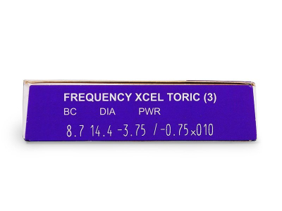 FREQUENCY XCEL TORIC (3 leče) - Predogled lastnosti