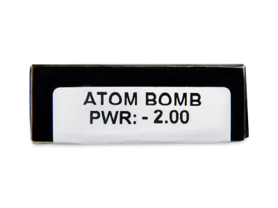 CRAZY LENS - Atom Bomb - dnevne leče z dioptrijo (2 leči) - Predogled lastnosti