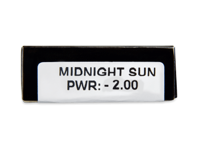 CRAZY LENS - Midnight Sun - dnevne leče z dioptrijo (2 leči) - Predogled lastnosti