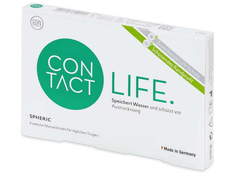Contact Life spheric (6 leč) - Mesečne kontaktne leče