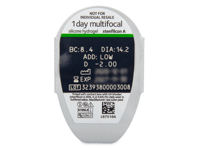 MyDay daily disposable multifocal (30 leč) - Predogled blister embalaže