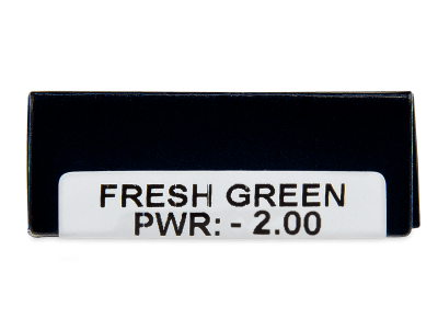TopVue Daily Color - Fresh Green - dnevne leče z dioptrijo (2 leči) - Predogled lastnosti