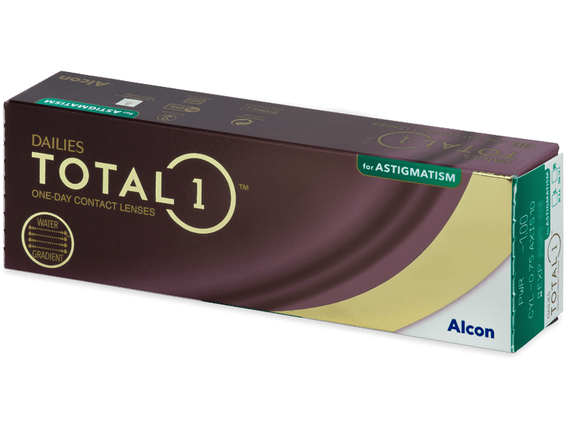 Dailies TOTAL1 for Astigmatism (30 leč) - Torične kontaktne leče