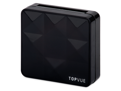 Škatlica za leče TopVue z ogledalom - piramida 