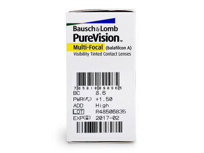 PureVision Multi-Focal (6 leč) - Predogled lastnosti