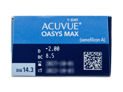 Acuvue Oasys Max 1-Day (30 leč) - Predogled lastnosti