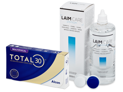 TOTAL30 Multifocal (6 leč) + tekočina Laim-Care 400 ml