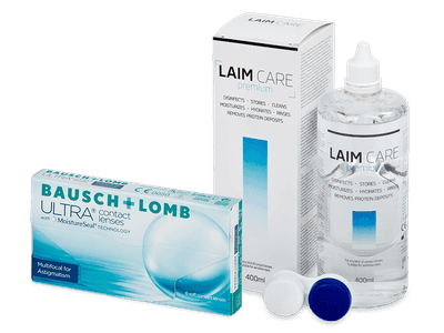 Bausch + Lomb ULTRA Multifocal for Astigmatism (6 leč) + tekočina Laim-Care 400 ml