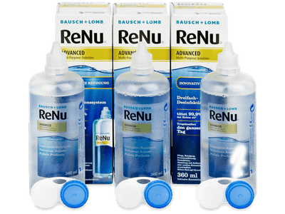 Tekočina ReNu Advanced 3 x 360 ml - Economy 3-pack - solution