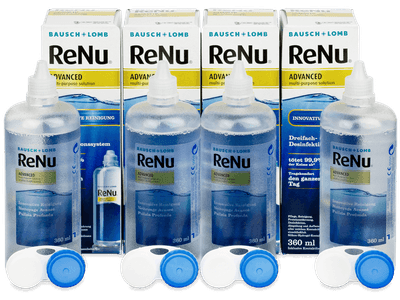 Tekočina ReNu Advanced 4 x 360 ml - Ekonomično četvorno pakiranje tekočine