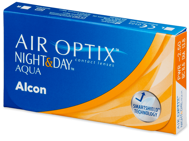 Air Optix Night and Day Aqua (3 leče) - Mesečne kontaktne leče