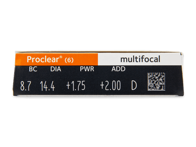 Proclear Multifocal (6 leč) - Predogled lastnosti